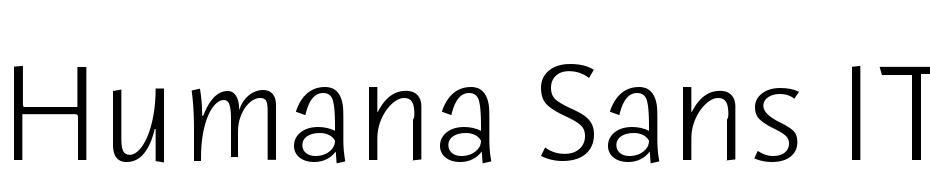 Humana Sans ITC Light cкачати шрифт безкоштовно